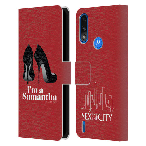 Sex and The City: Television Series Characters I'm A Samantha Leather Book Wallet Case Cover For Motorola Moto E7 Power / Moto E7i Power