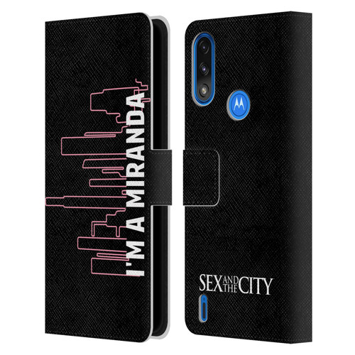 Sex and The City: Television Series Characters Miranda Leather Book Wallet Case Cover For Motorola Moto E7 Power / Moto E7i Power