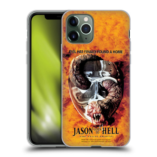 Friday the 13th: Jason Goes To Hell Graphics Key Art Soft Gel Case for Apple iPhone 11 Pro