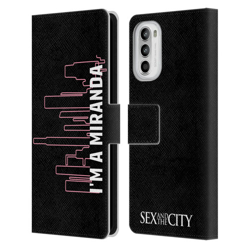 Sex and The City: Television Series Characters Miranda Leather Book Wallet Case Cover For Motorola Moto G52