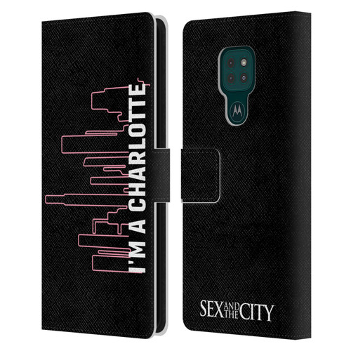 Sex and The City: Television Series Characters Charlotte Leather Book Wallet Case Cover For Motorola Moto G9 Play