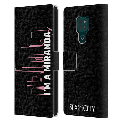 Sex and The City: Television Series Characters Miranda Leather Book Wallet Case Cover For Motorola Moto G9 Play
