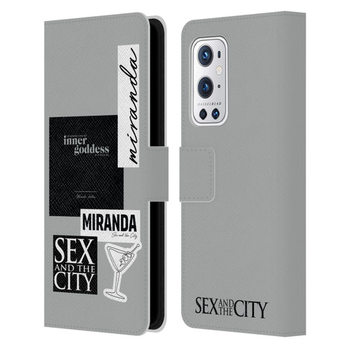 Sex and The City: Television Series Characters Inner Goddess Miranda Leather Book Wallet Case Cover For OnePlus 9 Pro