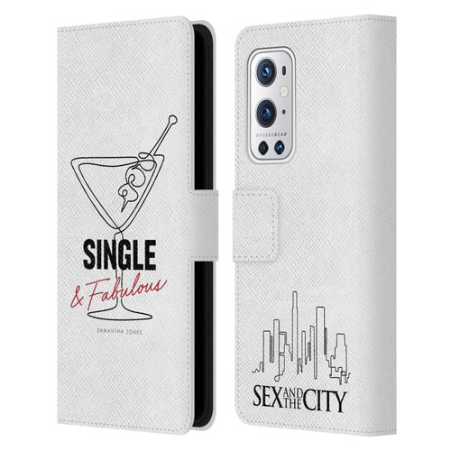 Sex and The City: Television Series Characters Single And Fabulous Samantha Leather Book Wallet Case Cover For OnePlus 9 Pro