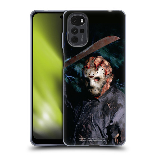 Friday the 13th: Jason Goes To Hell Graphics Jason Voorhees Soft Gel Case for Motorola Moto G22