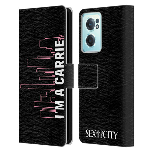 Sex and The City: Television Series Characters Carrie Leather Book Wallet Case Cover For OnePlus Nord CE 2 5G