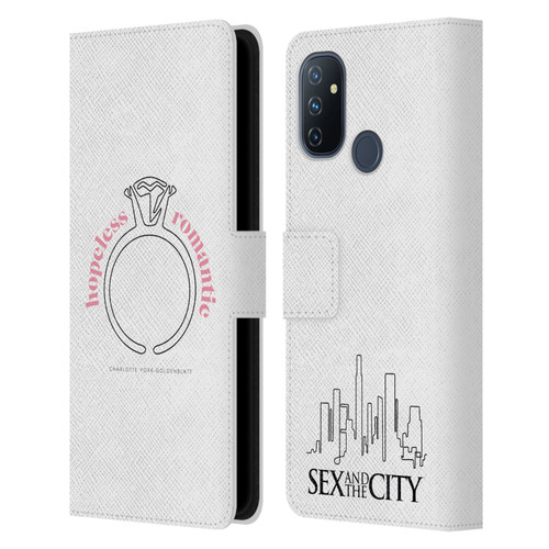 Sex and The City: Television Series Characters Hopeless Romantic Charlotte Leather Book Wallet Case Cover For OnePlus Nord N100