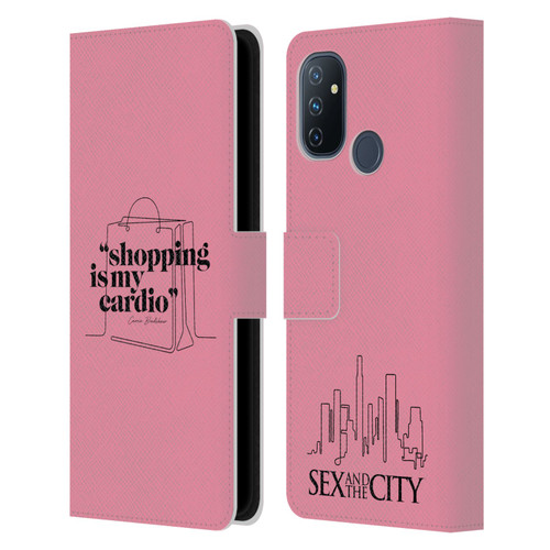 Sex and The City: Television Series Characters Shopping Cardio Carrie Leather Book Wallet Case Cover For OnePlus Nord N100