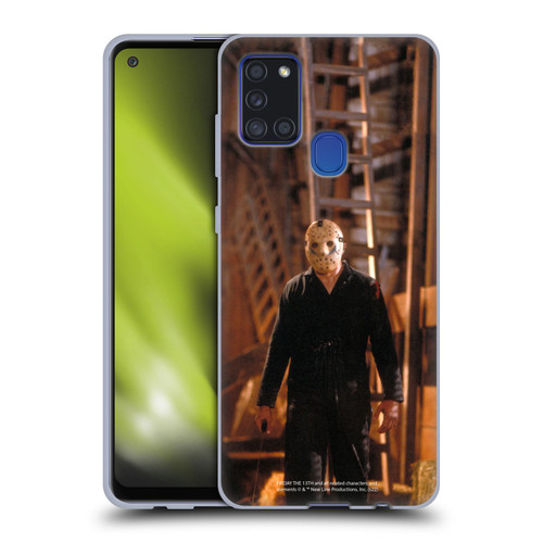 Friday the 13th: A New Beginning Graphics Jason Voorhees Soft Gel Case for Samsung Galaxy A21s (2020)