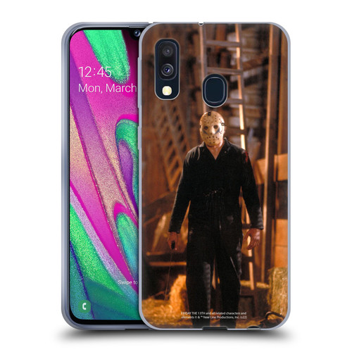 Friday the 13th: A New Beginning Graphics Jason Voorhees Soft Gel Case for Samsung Galaxy A40 (2019)