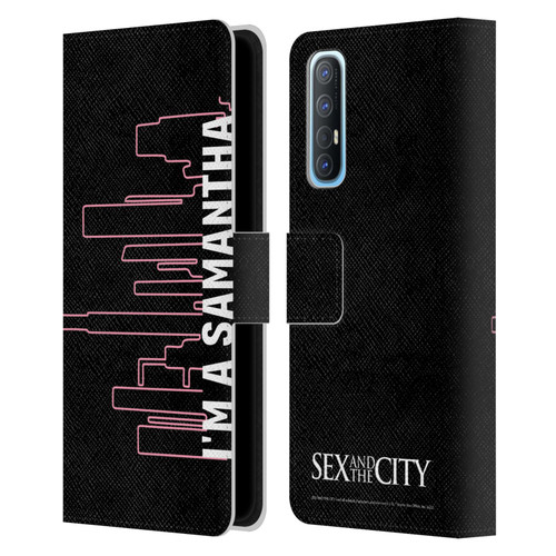 Sex and The City: Television Series Characters Samantha Leather Book Wallet Case Cover For OPPO Find X2 Neo 5G