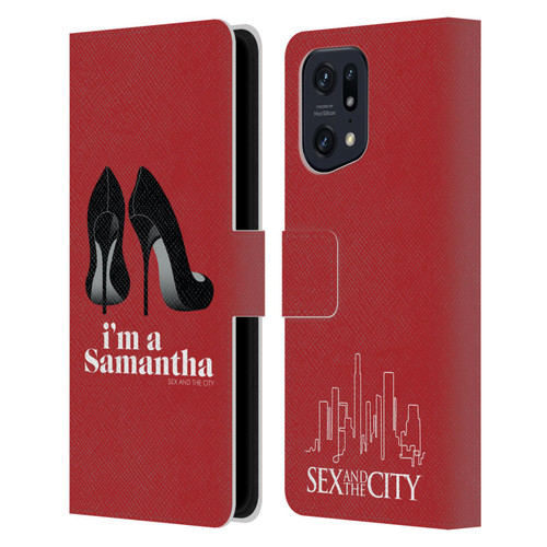 Sex and The City: Television Series Characters I'm A Samantha Leather Book Wallet Case Cover For OPPO Find X5