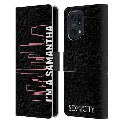 Sex and The City: Television Series Characters Samantha Leather Book Wallet Case Cover For OPPO Find X5 Pro