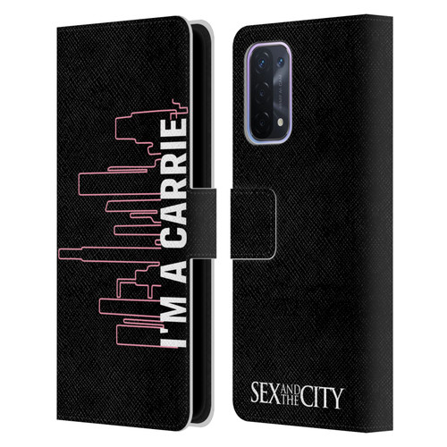 Sex and The City: Television Series Characters Carrie Leather Book Wallet Case Cover For OPPO A54 5G