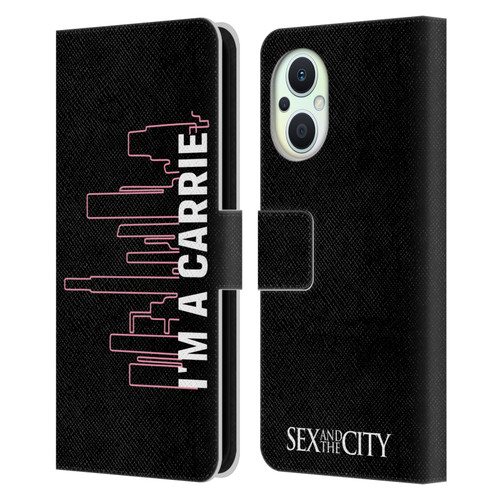 Sex and The City: Television Series Characters Carrie Leather Book Wallet Case Cover For OPPO Reno8 Lite