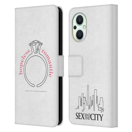 Sex and The City: Television Series Characters Hopeless Romantic Charlotte Leather Book Wallet Case Cover For OPPO Reno8 Lite