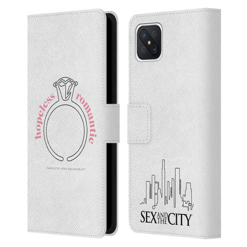 Sex and The City: Television Series Characters Hopeless Romantic Charlotte Leather Book Wallet Case Cover For OPPO Reno4 Z 5G