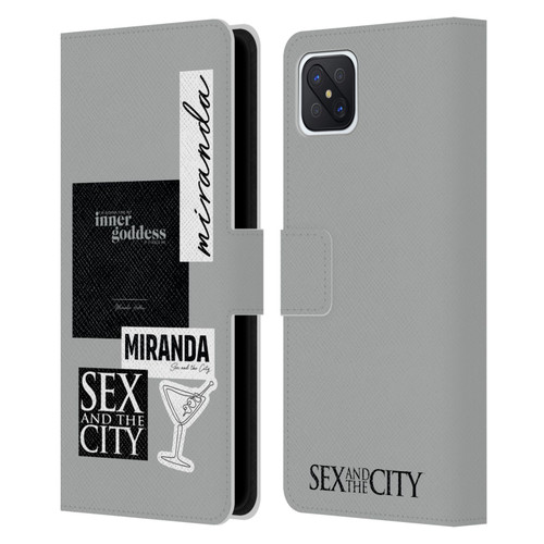 Sex and The City: Television Series Characters Inner Goddess Miranda Leather Book Wallet Case Cover For OPPO Reno4 Z 5G