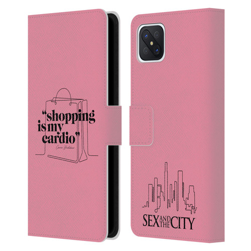 Sex and The City: Television Series Characters Shopping Cardio Carrie Leather Book Wallet Case Cover For OPPO Reno4 Z 5G