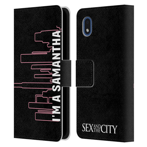 Sex and The City: Television Series Characters Samantha Leather Book Wallet Case Cover For Samsung Galaxy A01 Core (2020)