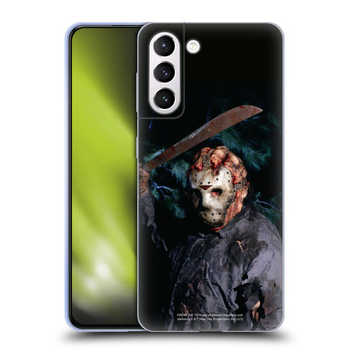 Friday the 13th: Jason Goes To Hell Graphics Jason Voorhees Soft Gel Case for Samsung Galaxy S21+ 5G