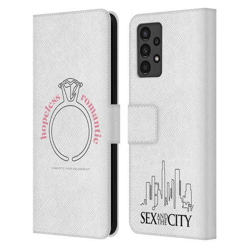Sex and The City: Television Series Characters Hopeless Romantic Charlotte Leather Book Wallet Case Cover For Samsung Galaxy A13 (2022)