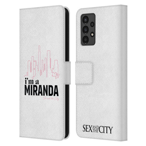Sex and The City: Television Series Characters I'm A Miranda Leather Book Wallet Case Cover For Samsung Galaxy A13 (2022)