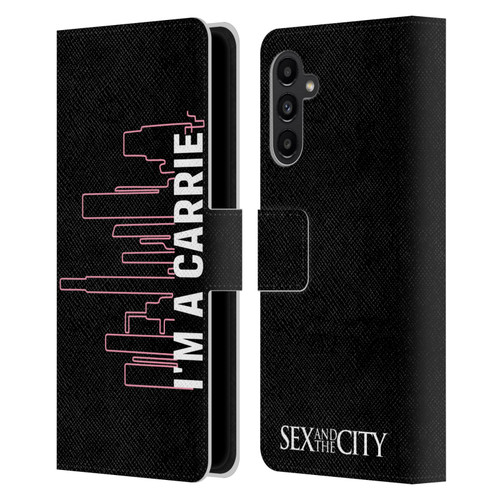 Sex and The City: Television Series Characters Carrie Leather Book Wallet Case Cover For Samsung Galaxy A13 5G (2021)