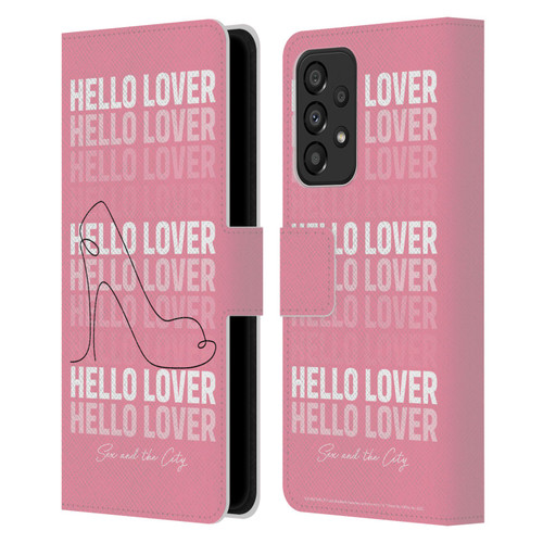 Sex and The City: Television Series Characters Hello Lover Carrie Leather Book Wallet Case Cover For Samsung Galaxy A33 5G (2022)