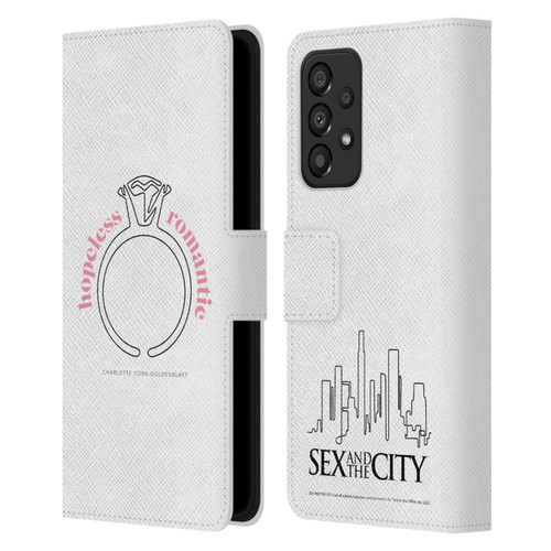 Sex and The City: Television Series Characters Hopeless Romantic Charlotte Leather Book Wallet Case Cover For Samsung Galaxy A33 5G (2022)