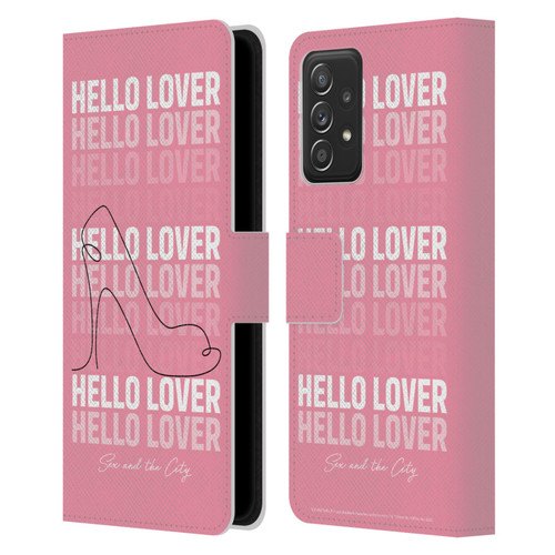 Sex and The City: Television Series Characters Hello Lover Carrie Leather Book Wallet Case Cover For Samsung Galaxy A52 / A52s / 5G (2021)