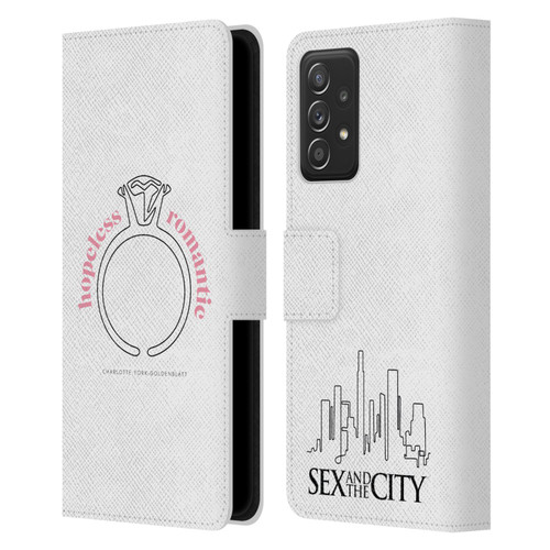 Sex and The City: Television Series Characters Hopeless Romantic Charlotte Leather Book Wallet Case Cover For Samsung Galaxy A53 5G (2022)
