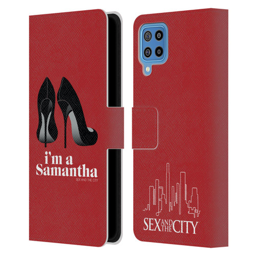 Sex and The City: Television Series Characters I'm A Samantha Leather Book Wallet Case Cover For Samsung Galaxy F22 (2021)
