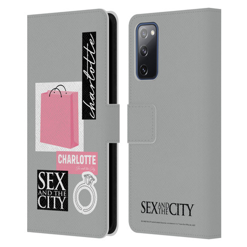 Sex and The City: Television Series Characters Shopping Bag Charlotte Leather Book Wallet Case Cover For Samsung Galaxy S20 FE / 5G