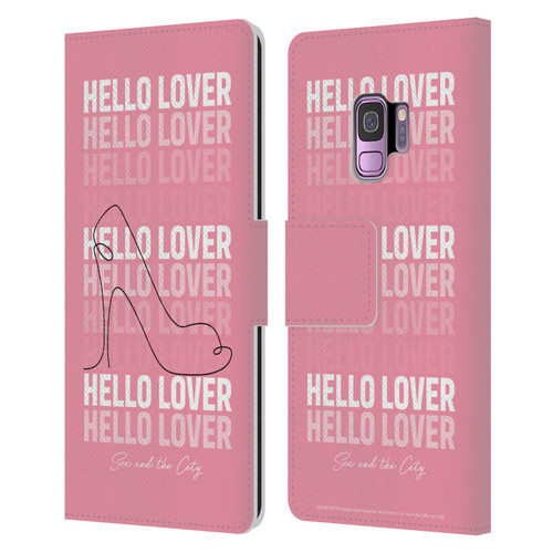 Sex and The City: Television Series Characters Hello Lover Carrie Leather Book Wallet Case Cover For Samsung Galaxy S9