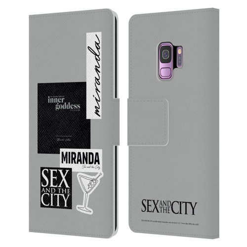 Sex and The City: Television Series Characters Inner Goddess Miranda Leather Book Wallet Case Cover For Samsung Galaxy S9