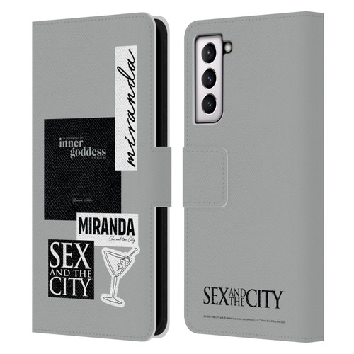 Sex and The City: Television Series Characters Inner Goddess Miranda Leather Book Wallet Case Cover For Samsung Galaxy S21 5G