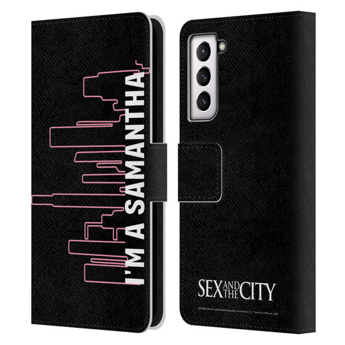 Sex and The City: Television Series Characters Samantha Leather Book Wallet Case Cover For Samsung Galaxy S21 5G