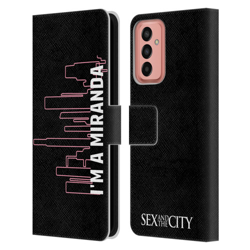 Sex and The City: Television Series Characters Miranda Leather Book Wallet Case Cover For Samsung Galaxy M13 (2022)