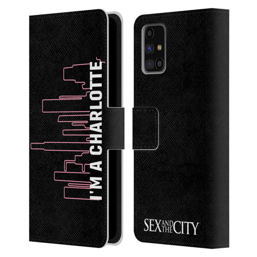 Sex and The City: Television Series Characters Charlotte Leather Book Wallet Case Cover For Samsung Galaxy M31s (2020)