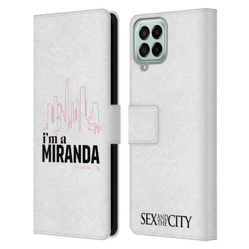 Sex and The City: Television Series Characters I'm A Miranda Leather Book Wallet Case Cover For Samsung Galaxy M33 (2022)