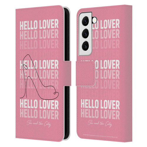 Sex and The City: Television Series Characters Hello Lover Carrie Leather Book Wallet Case Cover For Samsung Galaxy S22 5G