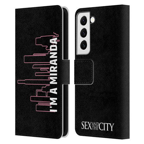 Sex and The City: Television Series Characters Miranda Leather Book Wallet Case Cover For Samsung Galaxy S22 5G