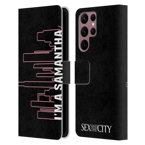 Sex and The City: Television Series Characters Samantha Leather Book Wallet Case Cover For Samsung Galaxy S22 Ultra 5G