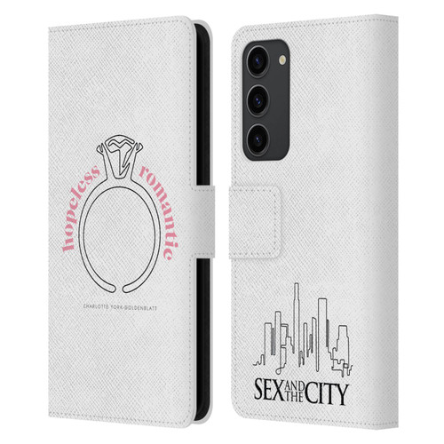 Sex and The City: Television Series Characters Hopeless Romantic Charlotte Leather Book Wallet Case Cover For Samsung Galaxy S23+ 5G