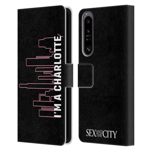 Sex and The City: Television Series Characters Charlotte Leather Book Wallet Case Cover For Sony Xperia 1 IV