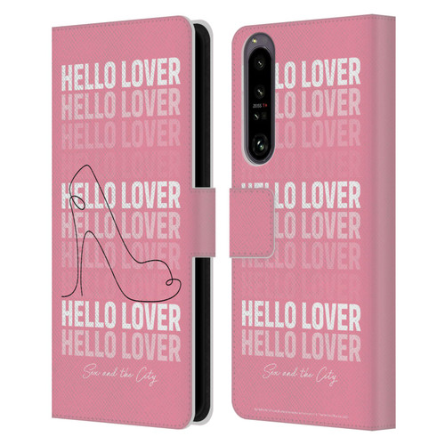 Sex and The City: Television Series Characters Hello Lover Carrie Leather Book Wallet Case Cover For Sony Xperia 1 IV