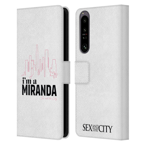 Sex and The City: Television Series Characters I'm A Miranda Leather Book Wallet Case Cover For Sony Xperia 1 IV