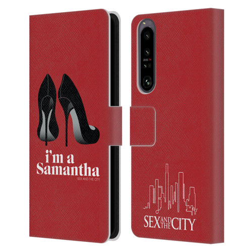 Sex and The City: Television Series Characters I'm A Samantha Leather Book Wallet Case Cover For Sony Xperia 1 IV