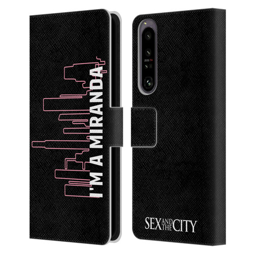 Sex and The City: Television Series Characters Miranda Leather Book Wallet Case Cover For Sony Xperia 1 IV